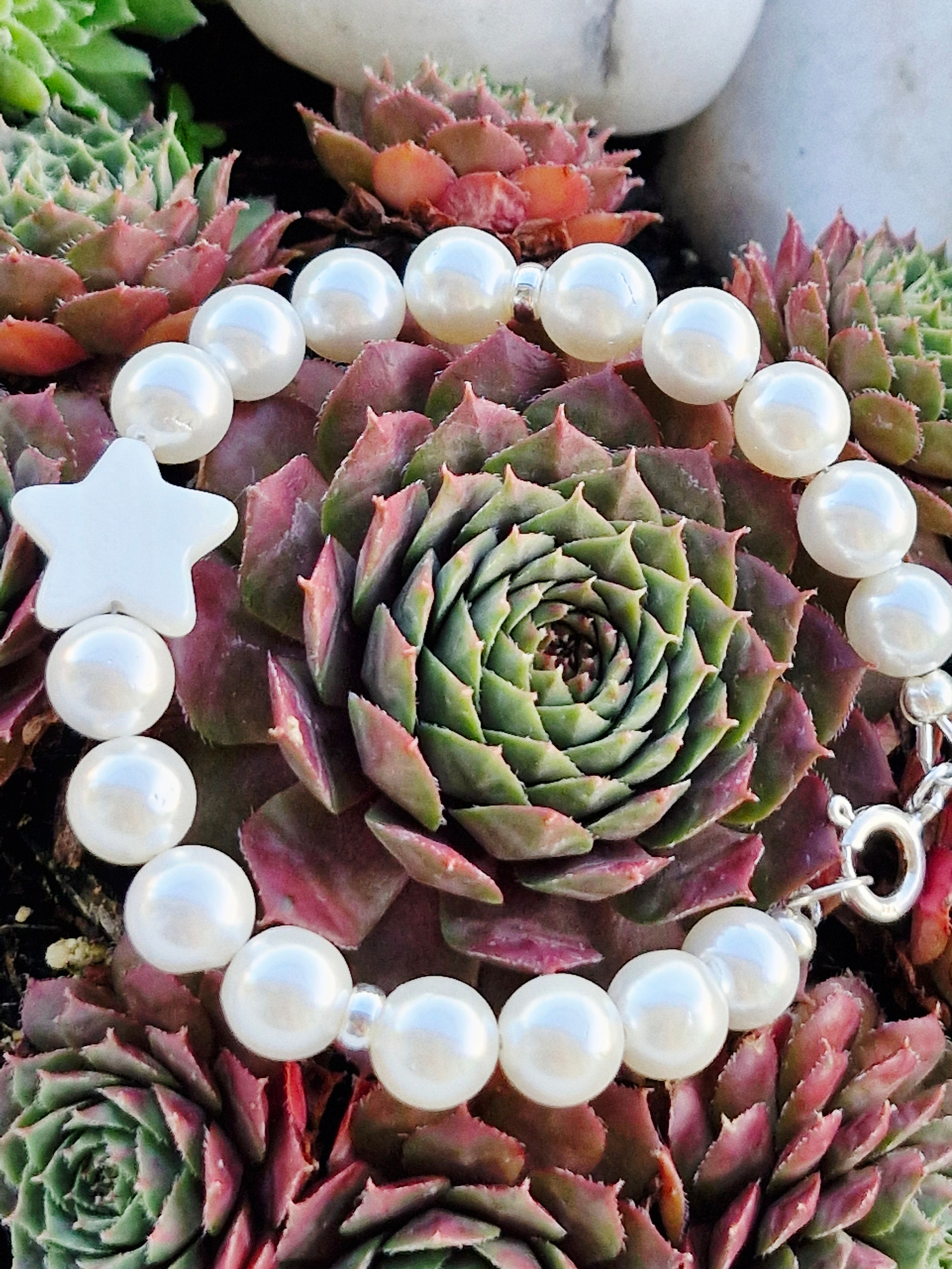 Muschelperlen mit Sternenmuschel