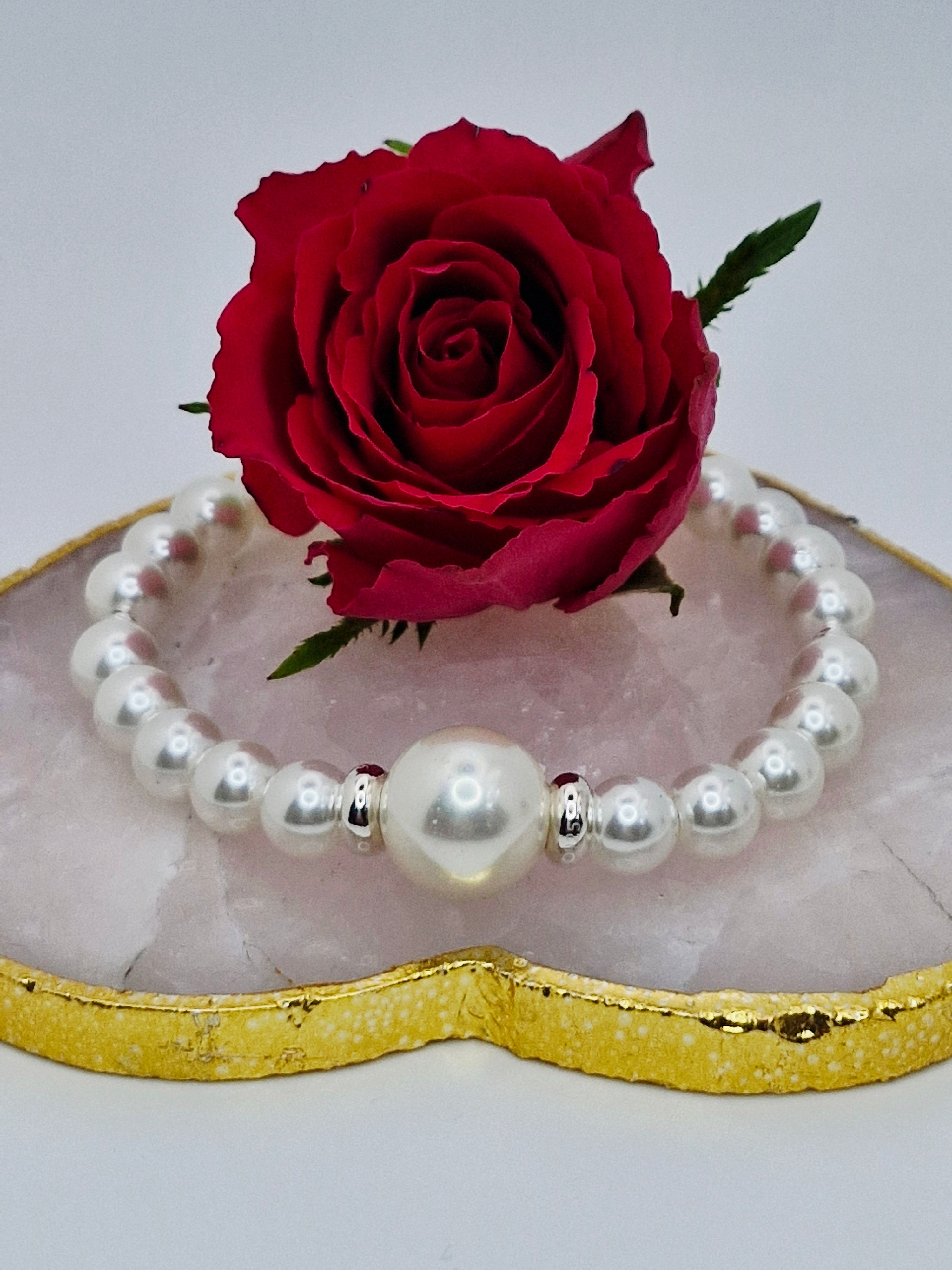 Muschelperlen mit Mutterperle