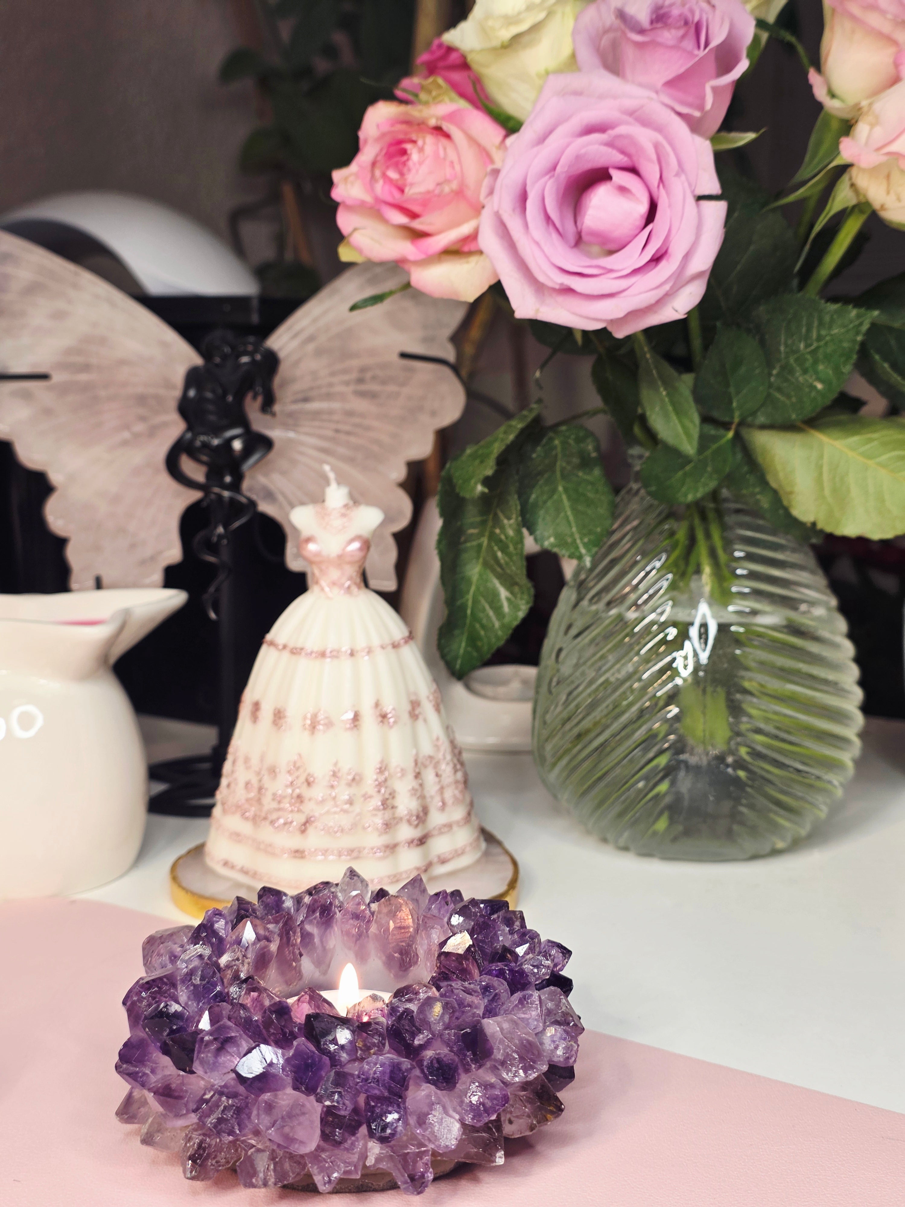 Amethyst Teelicht