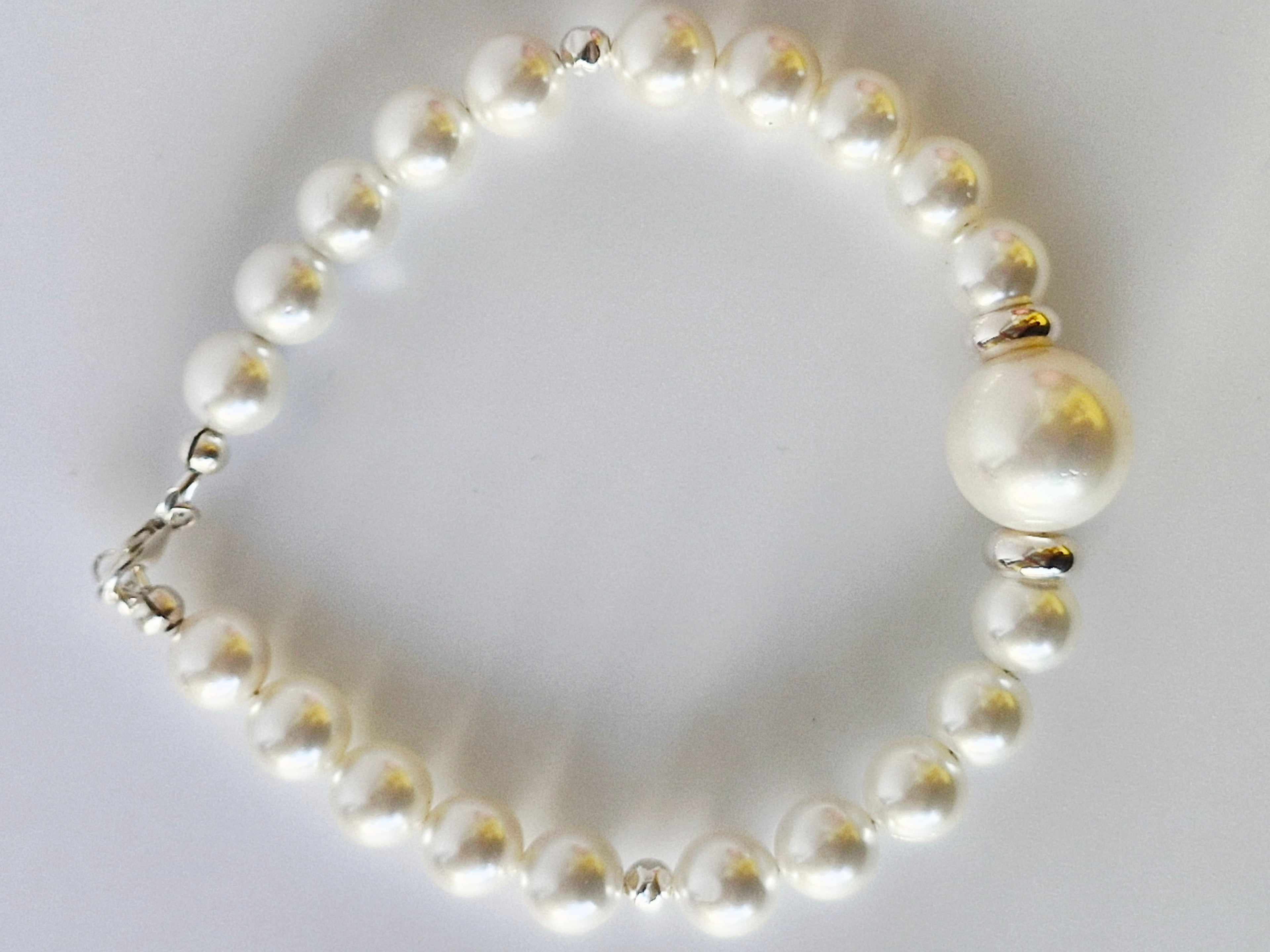 Muschelperlen mit Mutterperle