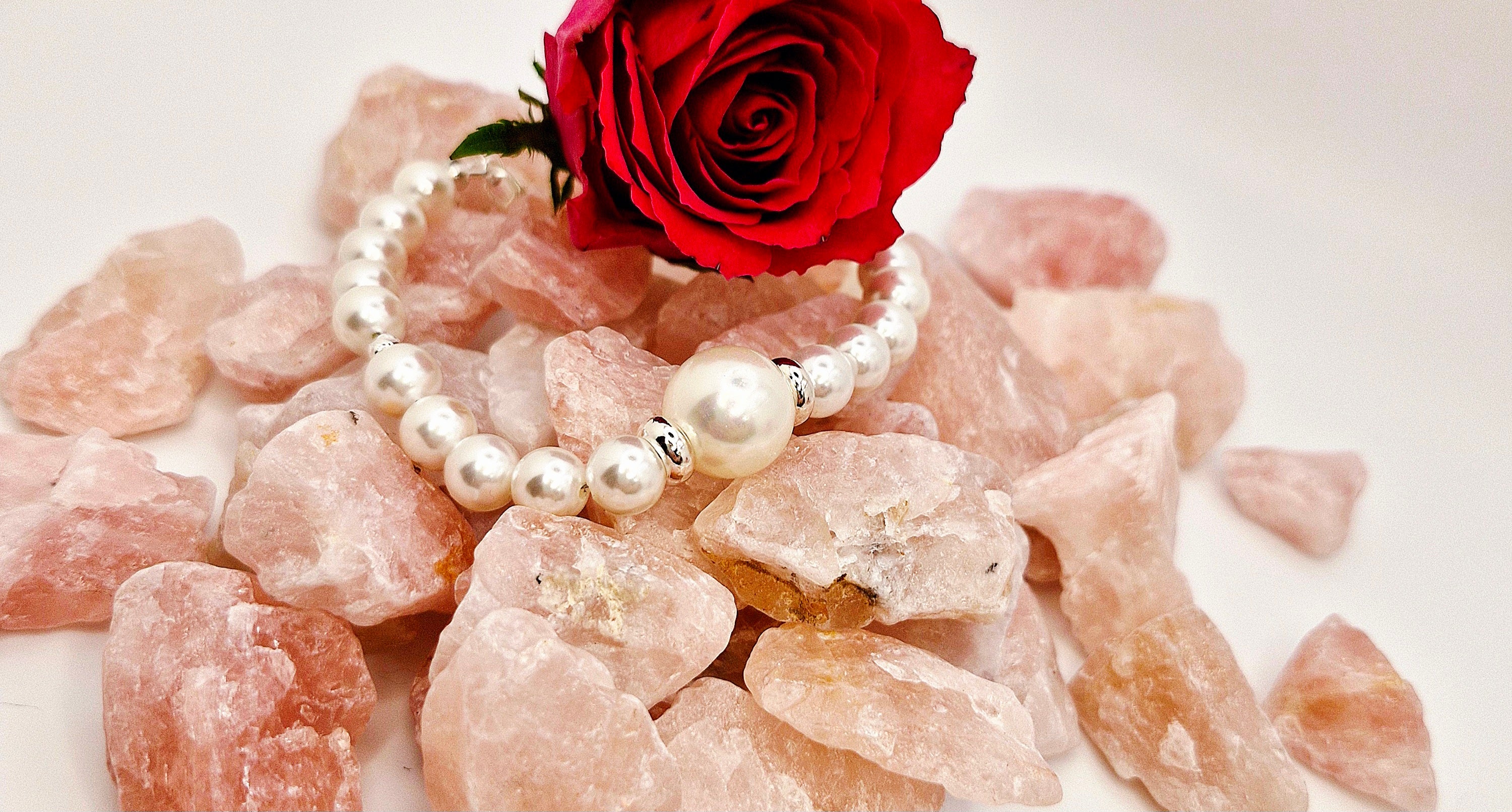 Muschelperlen mit Mutterperle