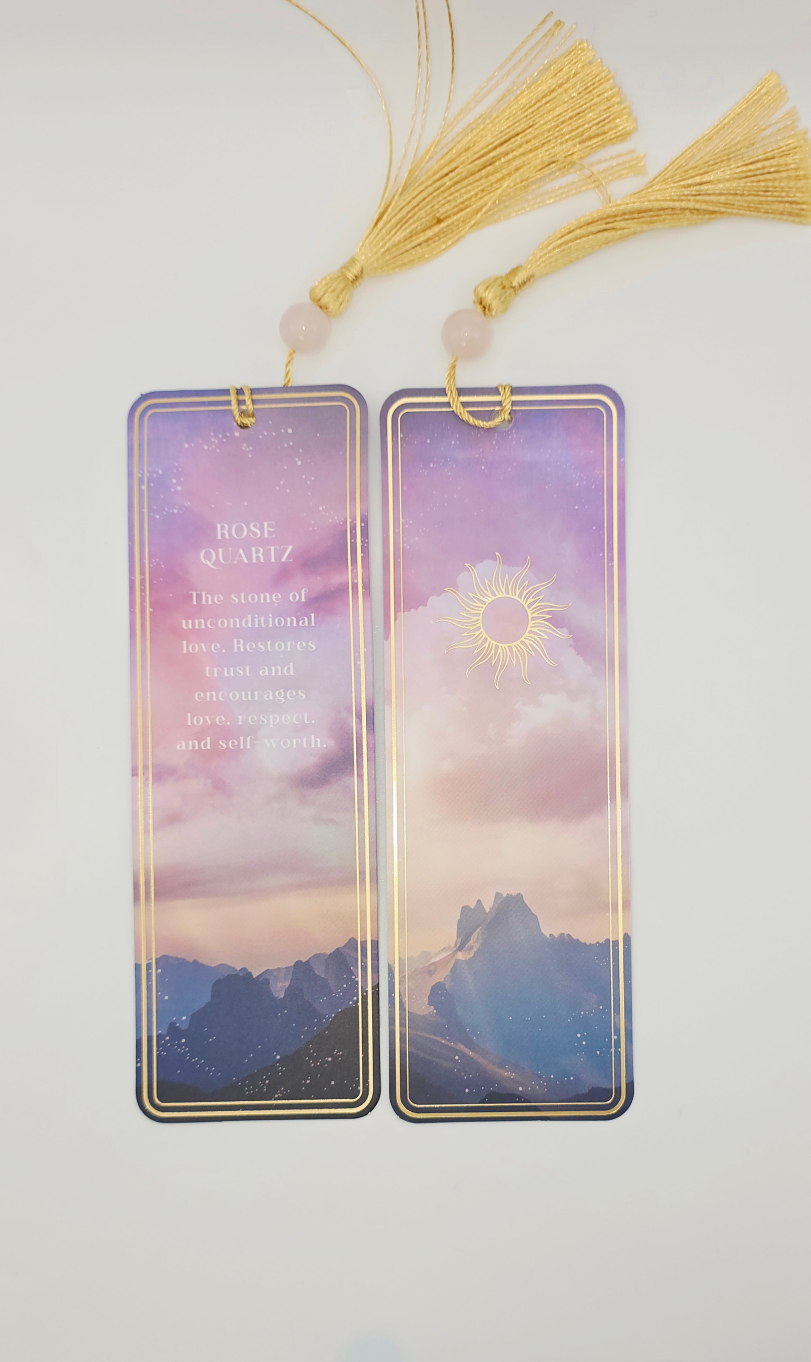 Lesezeichen Rosenquarz 💖