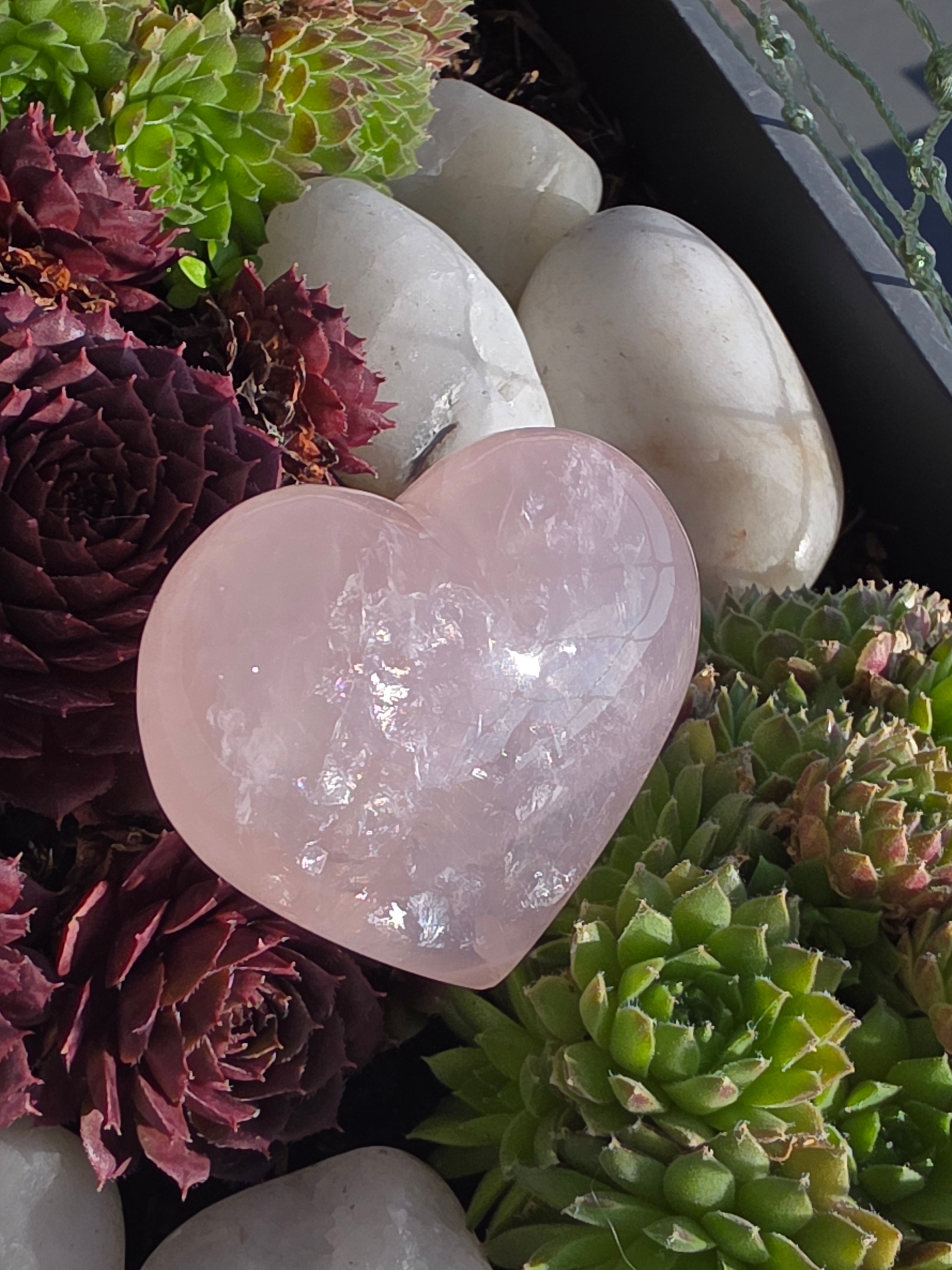 Rosenquarz Räucherstäbchenhalter