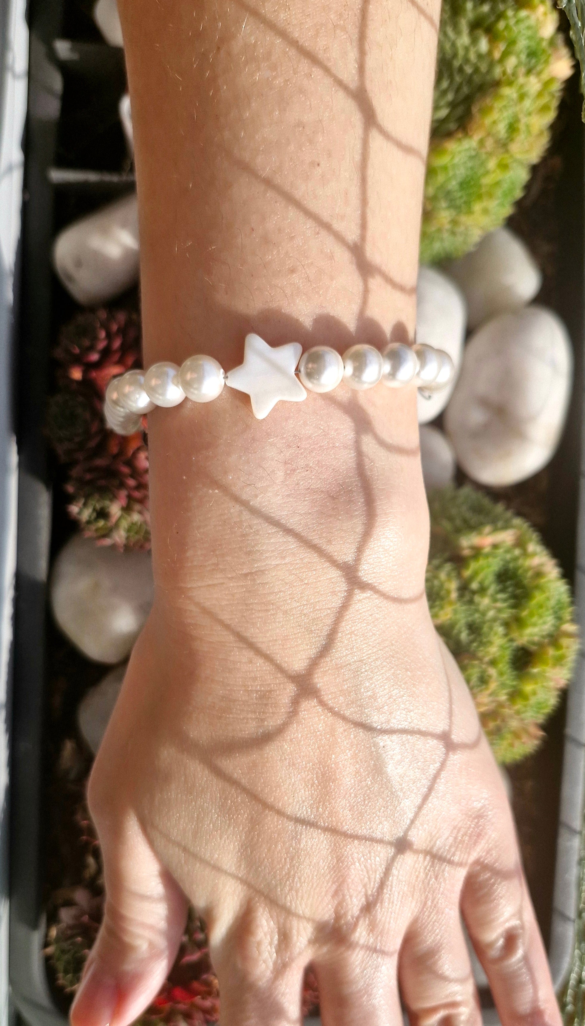 Muschelperlen mit Sternenmuschel