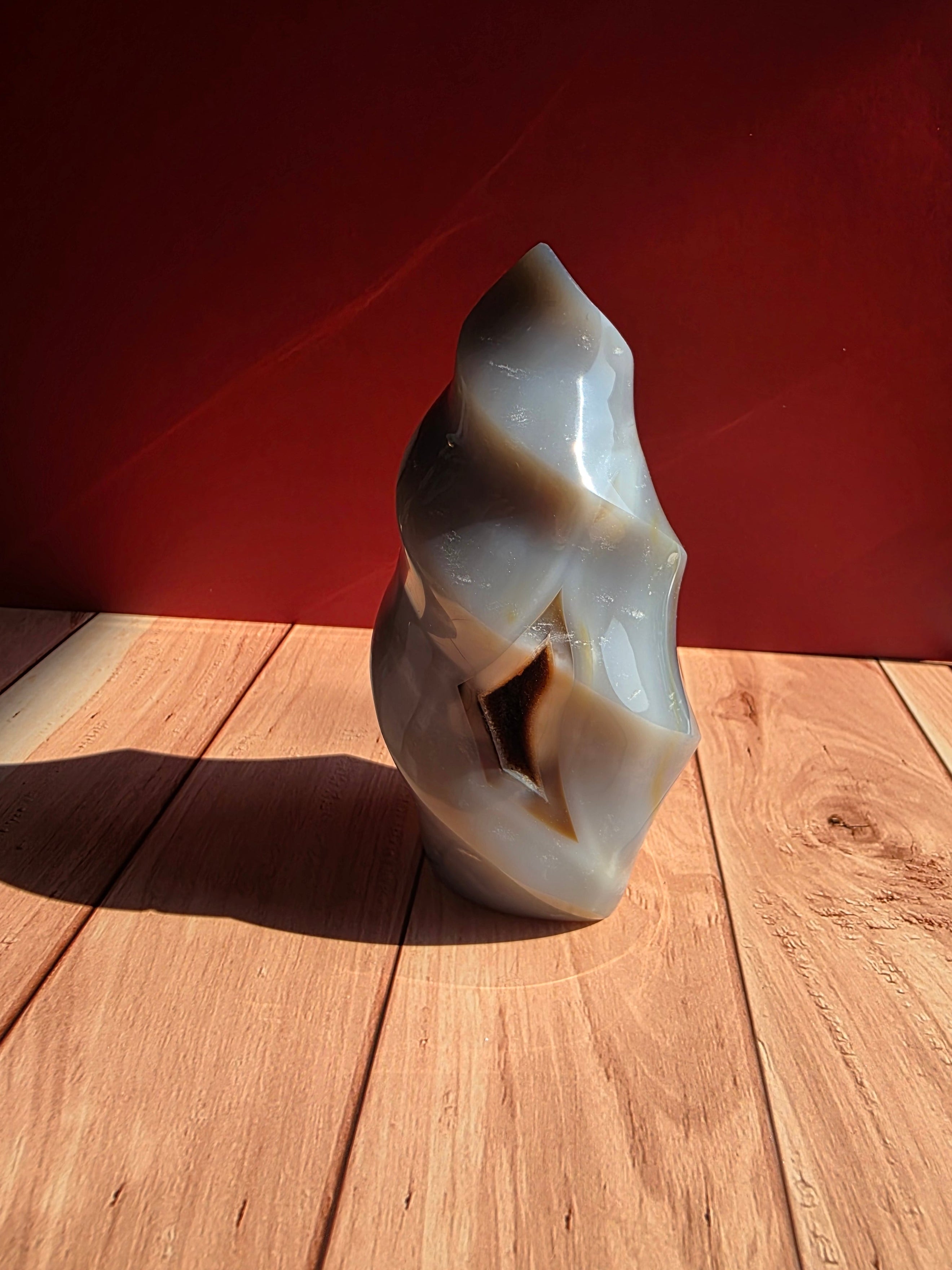 Orca Achat mit Druse