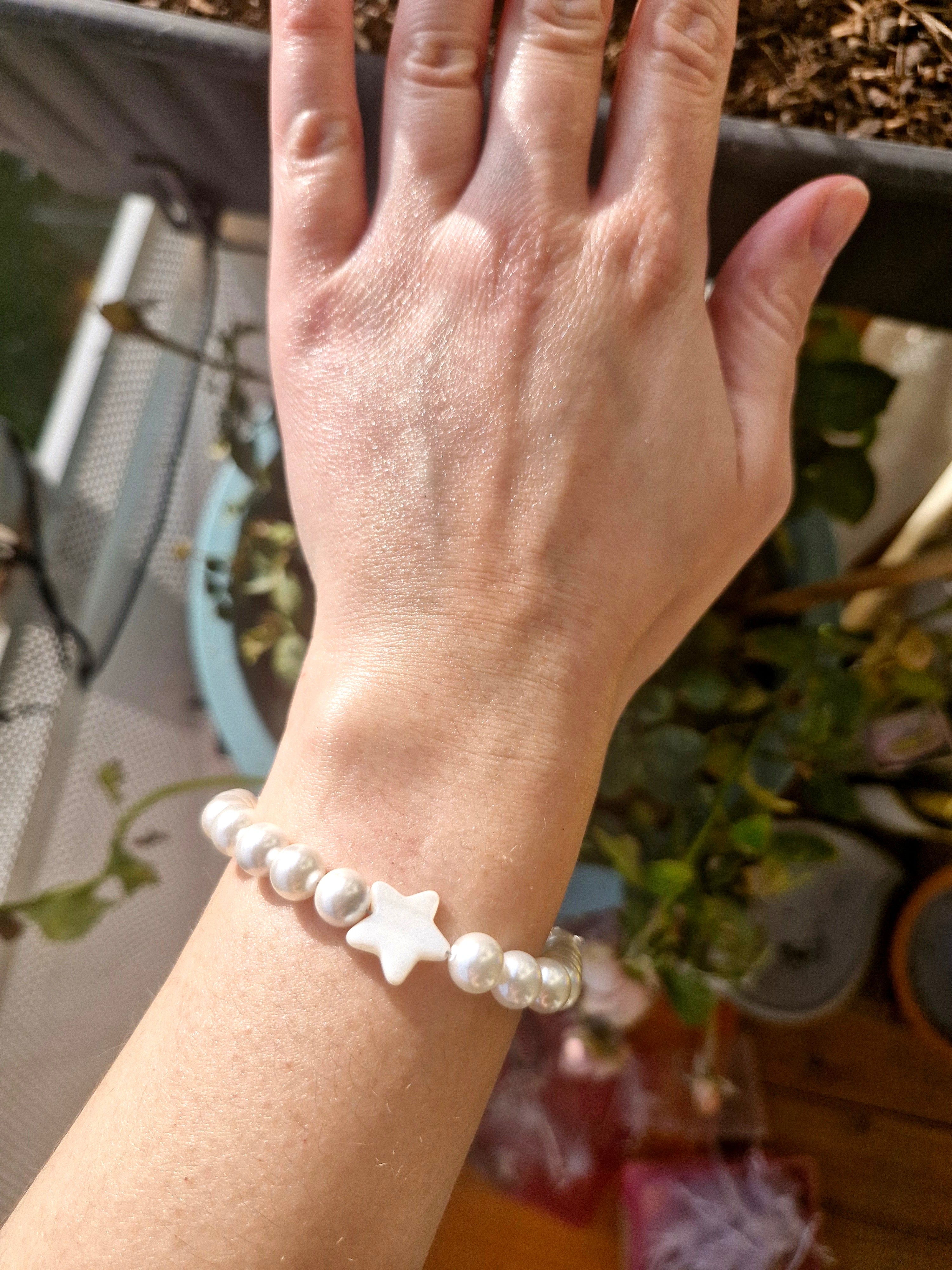 Muschelperlen mit Sternenmuschel