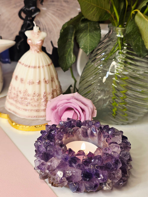 Amethyst Teelicht