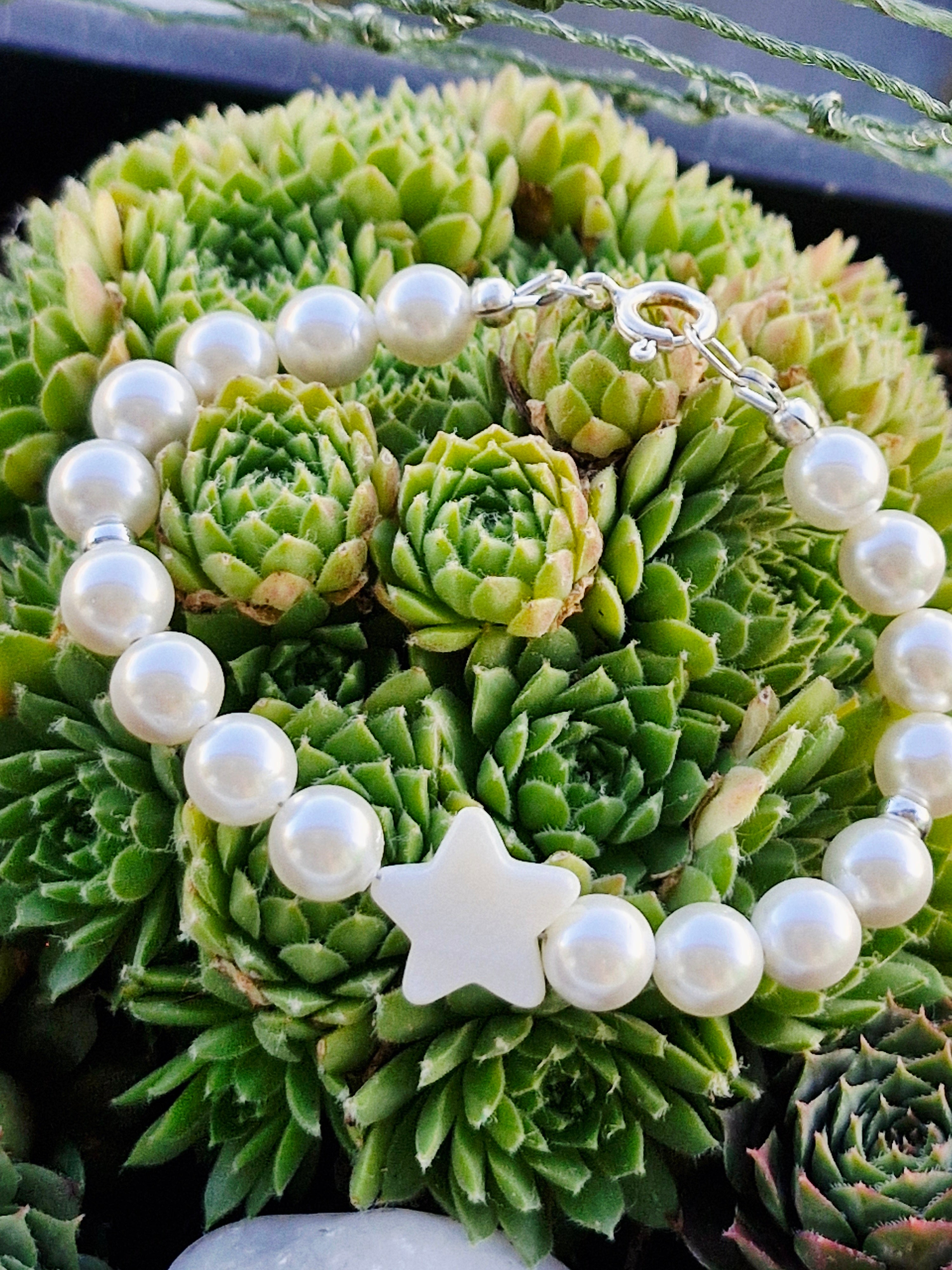 Muschelperlen mit Sternenmuschel